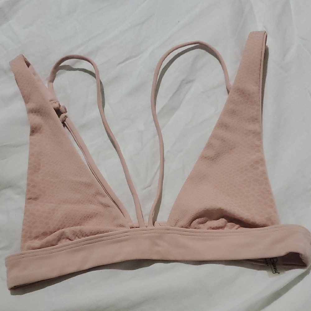 Beach Bunny Blush Pink Triangle Bralette